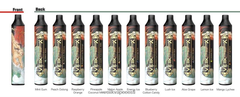 FLT08X49 energia jää VEIIK Micko MAX ühekordne vape 1500 pahvi - VEIIK Airo Pod Kit Eesti